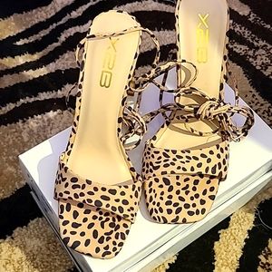 Cheetah print heels